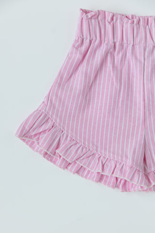 Pink Stripe Short