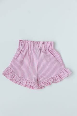Pink Stripe Short